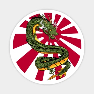 Rising Sun Dragon Magnet